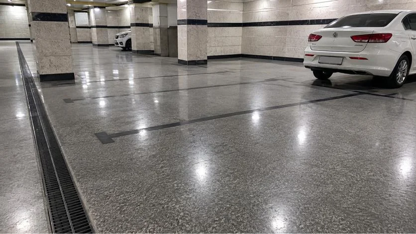 سنگ پارکینگ و رمپ