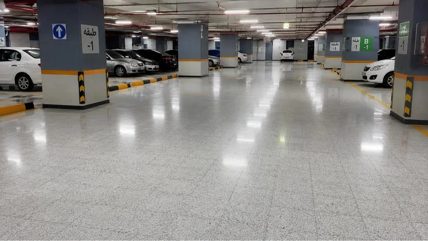 سنگ پارکینگ و رمپ