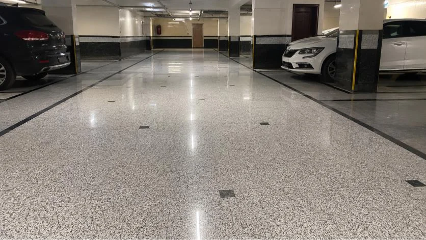 سنگ پارکینگ و رمپ