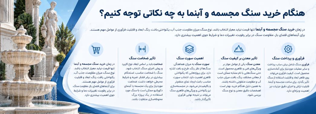 مجسمه و آبنما